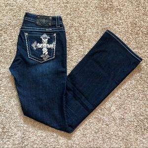 Miss Me Boot Cut Jeans, Style JP 544583, Size 30